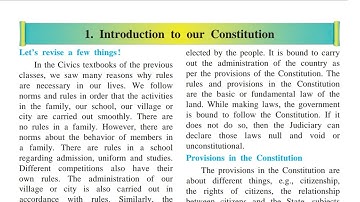 7th standard 1st chapter of Civics introduction to constitution full explanation in Hindi.