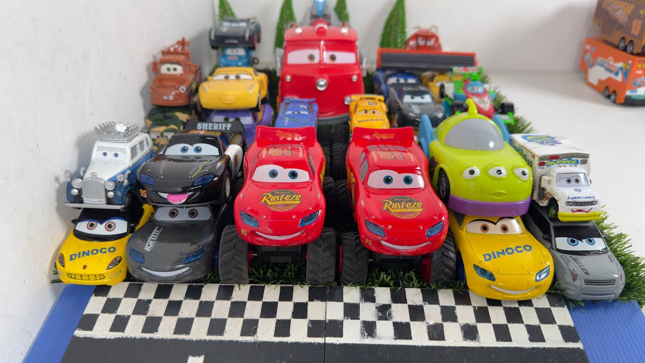 Disney Pixar Cars Unboxing Review | Full Lightning McQueen, Tow Mater, Doc Hudson, Sally, Mack