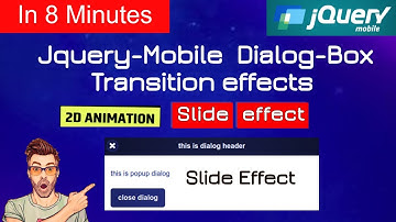 coding Jquery mobile animated slide transition dialog |slide transition dialog | slide|Jquery mobile