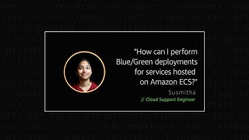How can I perform Blue/Green deployments for services hosted on Amazon ECS?