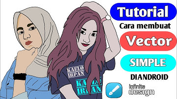 Cara Membuat Vector Kartun Simple Keren diAndroid  | Infinite Design