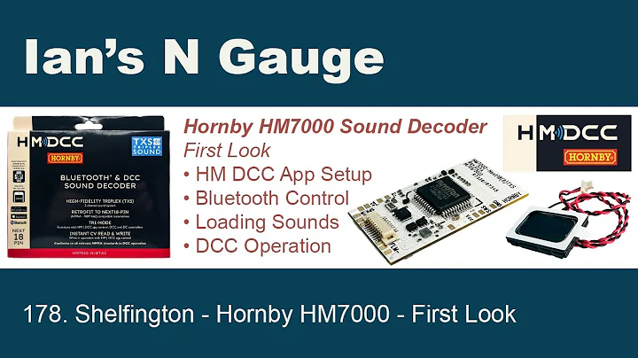 178 - First Look - Hornby HM7000 Sound Decoder