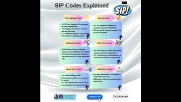 SIP codes Explained