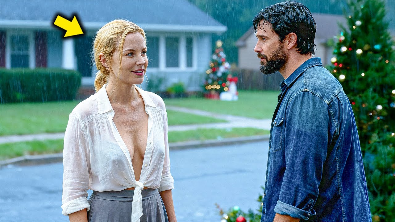 БОГАТАЯ БЛОНДИНКА ПРОМОКЛА ПОД ДОЖДЁМ... А САДОВНИК УЖЕ ВСЁ УВИДЕЛ И СДЕЛАЛ ЭТО