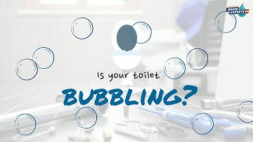 Is Your Toilet Bubbling? | Drain Experts 💦