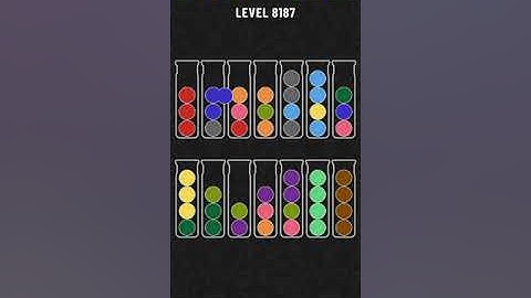 Ball Sort Puzzle Level 8187