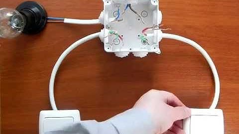 схема подключения проходного выключателя