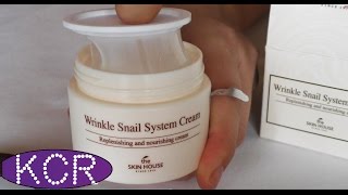 ПОЖАЛУЙ, ЛУЧШИЙ УЛИТОЧНЫЙ КРЕМ THE SKIN HOUSE Wrinkle Snail System Cream - Видео от KoreanCosmeticsReview