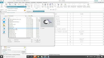Chỉnh sửa Tên chi tiết trong part list phần mềm Nx