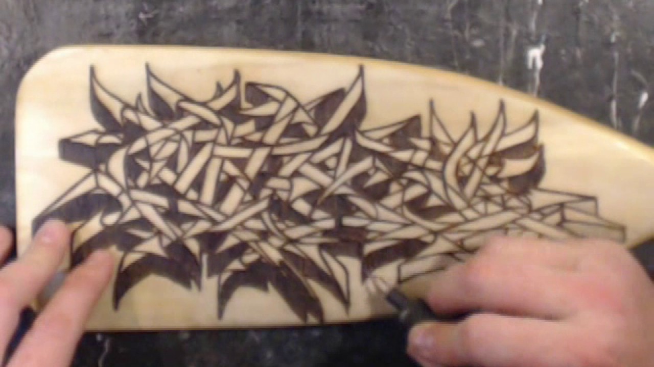 Canoe Paddle Graffiti