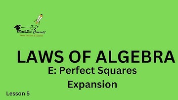 Laws of algebra : Perfect Squares Expansion| [IB MATH AA SL/HL]