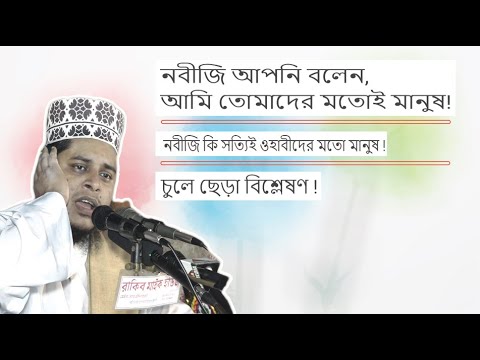 নবীজি আপনি বলেন, আমি তোমাদের মতোই মানুষ | আব্বার শালা আপনাকে ডাকে | Alauddin Jihadi | Bangla Waz