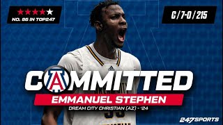 WATCH: 4-star C Emmanuel Stephen commits to Arizona