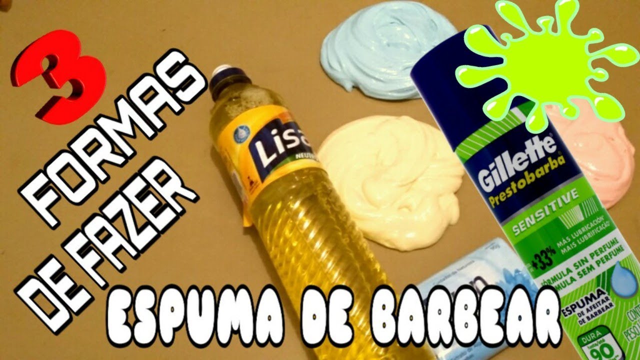 Como Fazer Espuma De Barbear