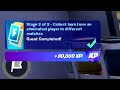 Collect bars from an eliminated player in different matches Fortnite