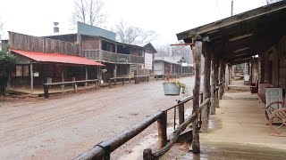 The REAL Old West Ghost Town of Love Valley NC - No Cars Allowed / Cowboy Capital & Woodstock South