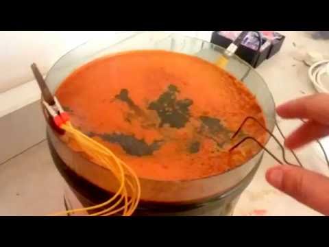 אלקטרוליזה - הסרת חלודה בעזרת חשמל (1/2) Electrolysis - Rust removal with electricity