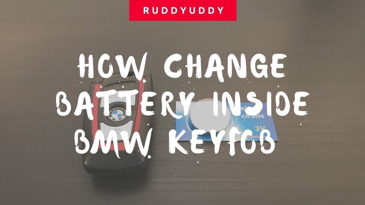 How to change Keyfob battery BMW F30, F31, F10 YouTube