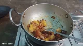 Spinach Fish curry( Paleng Xaakor logot maasor Jool)