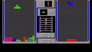 ATARI ST The Ultimate 'tris Game 2 DOUBLE TETRIS CLONE By Sebald Loic Sam 23 Alpha Visions 1996 st