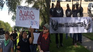 White Lives Matter, Black Lives Matter Protest