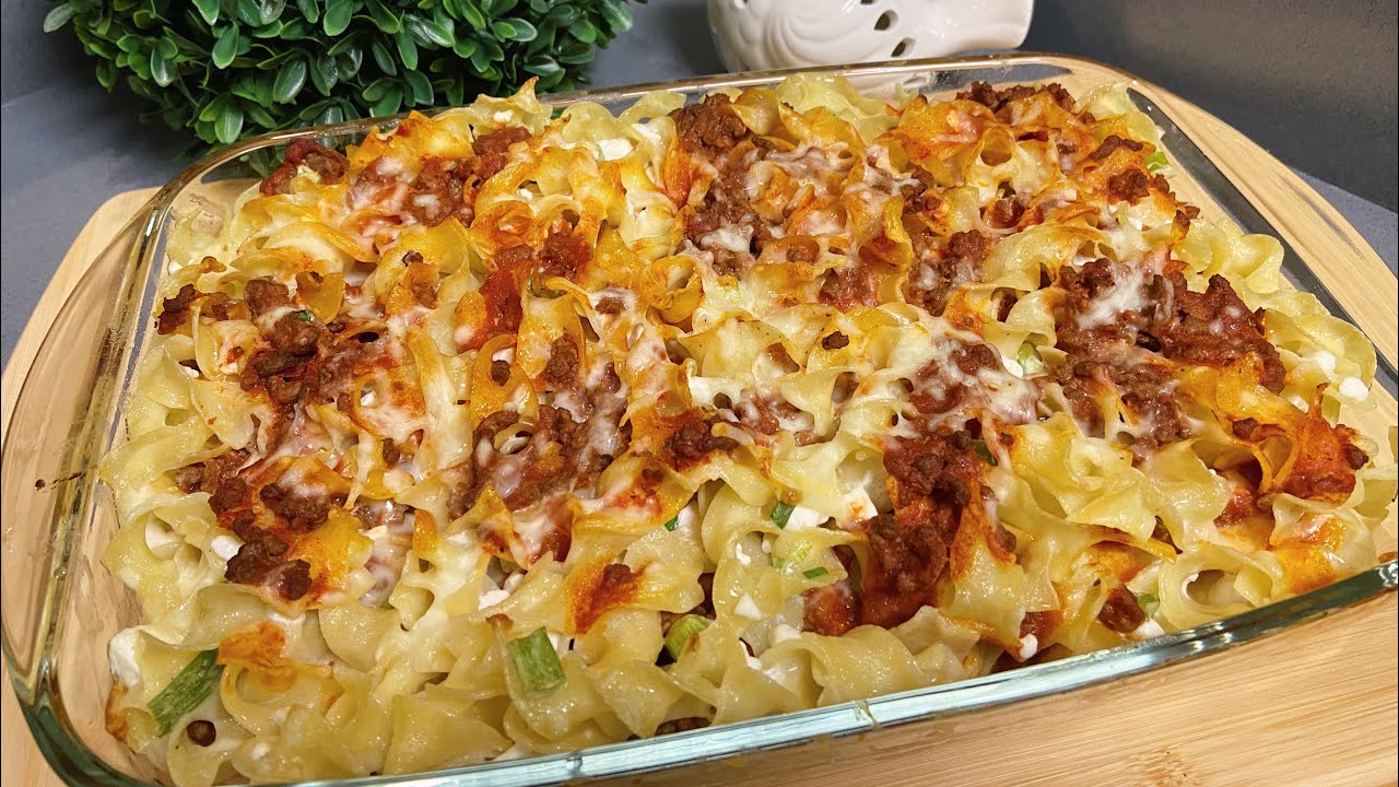 I’ve Never Had Such Delicious Pasta! Beef & Egg Noodle Casserole YouTube