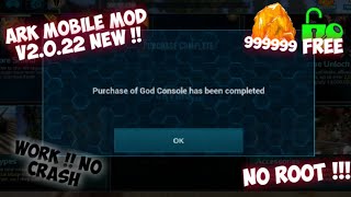 DOWNLOAD ARK MOBILE MOD V2.0.22 TERBARU !!! NO CR4SH | Ark Survival Evolved Mobile screenshot 1