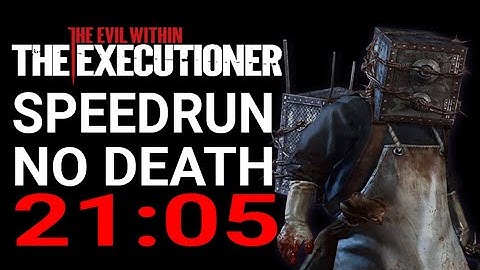 The Evil Within Executioner NG Speedrun 21:05 No Death