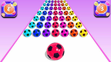 Ball Run 2048 - All Levels Gameplay Walkthrough - iOS, Android