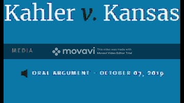 Kahler VS Kansas