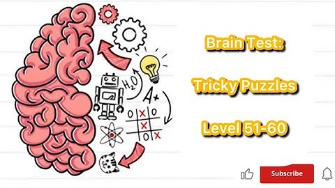 Brain Test: Tricky Puzzles Level 51-60 | #solved #puzzlesolving #puzzlechallenge #triviachallenge