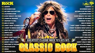 Classic Rock 70s 80s 90s Full Album ️🔥 Metallica, Aerosmith, ACDC, Nirvana, Bon Jovi, U2, GNR, Queen