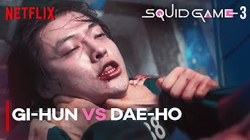SQUID GAME 3 -  Gi-hun VS Dae-ho | Netflix