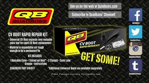 How To | Install a CV Boot Rapid Repair Kit | QuadBoss