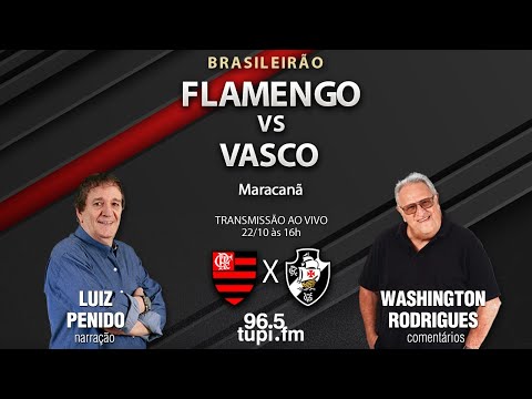 FLAMENGO X VASCO TRANSMISSÃO AO VIVO DIRETO DO MARACANÃ - CAMPEONATO  BRASILEIRO 2023 28ª RODADA 