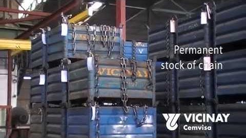 Vicinay Cemvisa, manufacture of chains  for lifting, slings, fishing, mining, forestry, antitheft