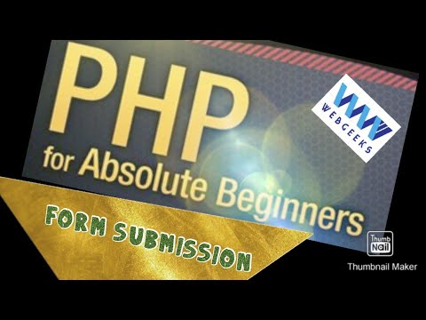 How to submit Form in Core PHP???