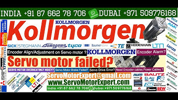 How to check Kollmorgen Repair Heidenhain servo motor encoder Food Print Pack Resolver Drive problem