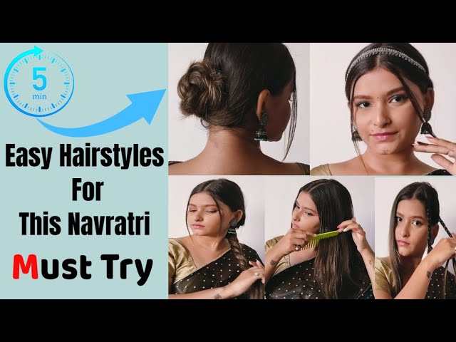 Here are some last-minute hairstyle ideas to rock on the ninth day of  Navratri as you dance all night and express your devotion to Goddess Shakti