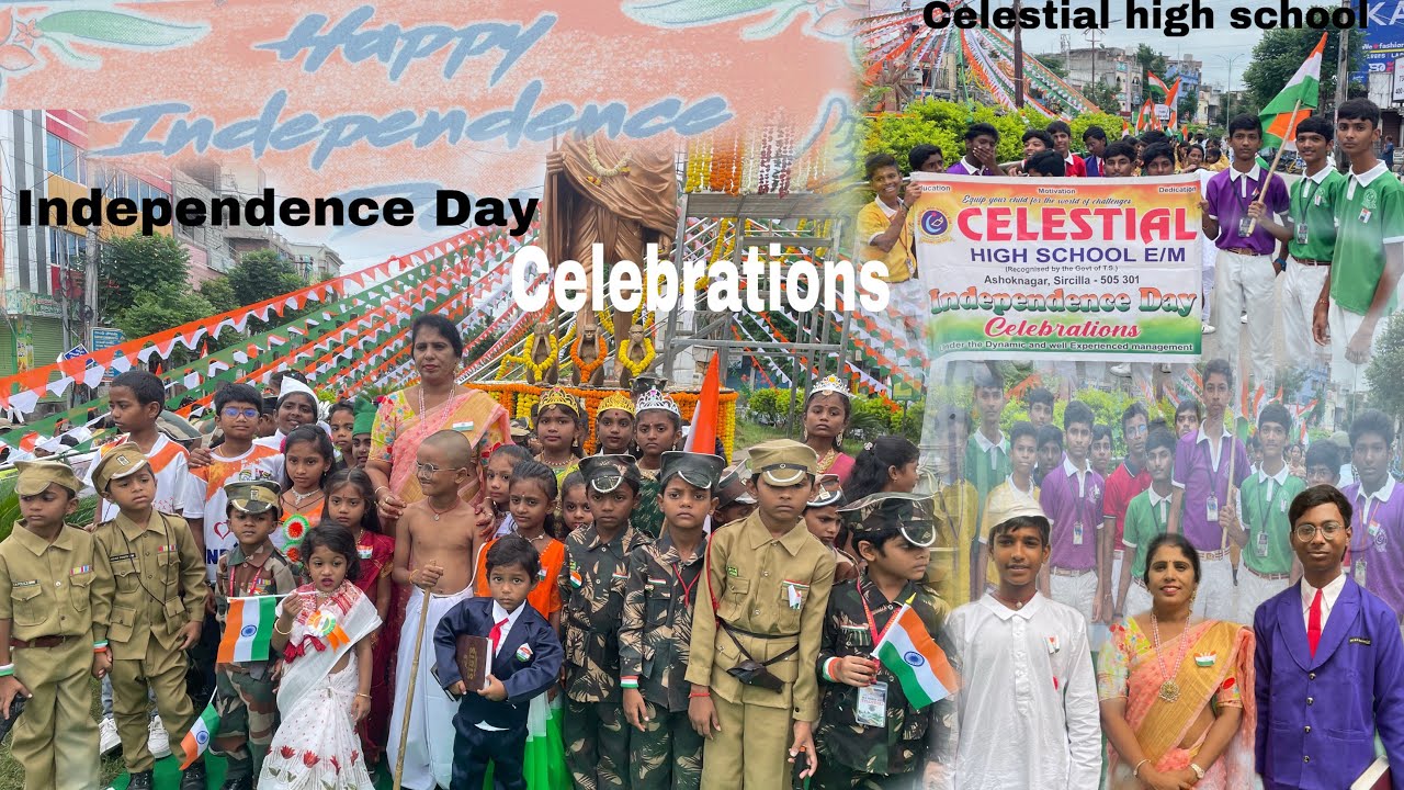 Independence Day celebrations in our celestial high school || 79th independence 