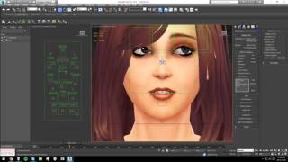 3Ds Max Human Female Rig Overveiw