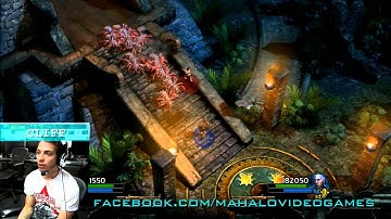 Lara Croft and The Guardian of Light - Coop Walkthrough - Part 5 - Cliff