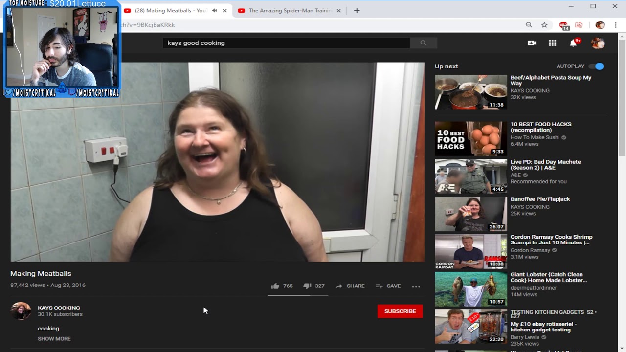 Cr1tikal Streams - Watching Kay's Cooking (VOD part 3)