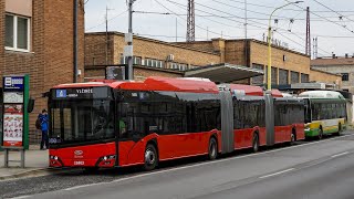 Zapožičaný megatrolejbus Škoda-Solaris Trollino 24 na linke 4 v Žiline | DPMŽ s.r.o. | #2