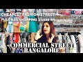 Commercial Street Budget Shopping  | Tips & Haul| Fashion Street @ Bangalore | Meenakshi The Vlogger