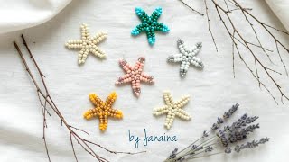 🌟 Beaded Starfish / Mustard Sea Starfish