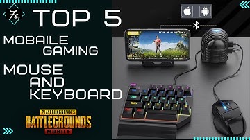 Top 5 mobaile gaming mouse and keyboard for pubg mobile player