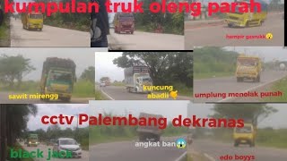 kumpulan video truk oleng dari cctv Palembang dekranas