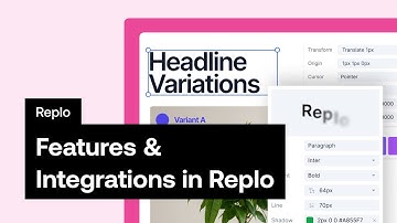 Features & Integrations In Replo