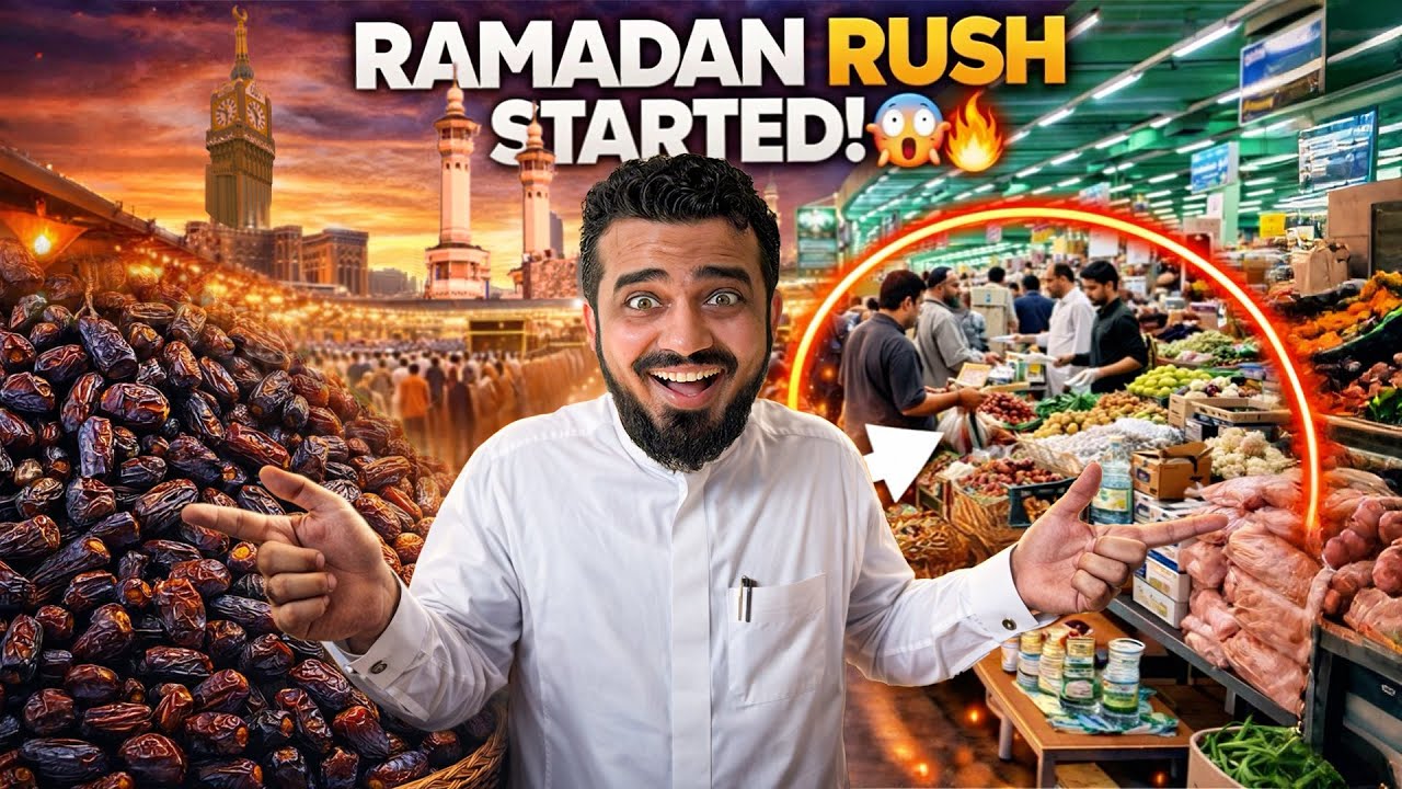 Full Makkah In Ramadan Mode 😱 Shopping Rush Begins